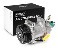 RIDEX 447K0105 Compresseur de clim avec huile compresseur-PAG avec embrayage magnétique avec diode Compatible avec RENAULT Clio IV 3/5 portes BH