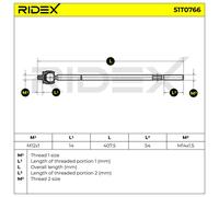 RIDEX 51T0766 Rotule axiale