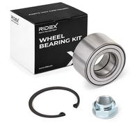 RIDEX 654W0058 Kit de roulement de roue des deux côtés de l'Avant avec anneau de freinage avec écrou Compatible avec HONDA CIVIC VI Hatchback EJ, EK