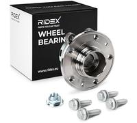 RIDEX 654W0316 Kit de roulement de roue Avant avec capteur ABS intégré avec vis/boulons Compatible avec RENAULT Laguna III 5 portes BT, BT0/1