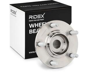 RIDEX 654W0380 Kit de roulement de roue des deux côtés du pont Arrière avec capteur ABS intégré Compatible avec PEUGEOT 4007 VU, VV