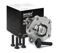 RIDEX 654W1353 Kit de roulement de roue Avant Arrière avec moyeu de roue avec kit de vis Compatible avec AUDI A4 B9 Avant 8W5, 8WD