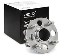 RIDEX 654W1416 Kit de roulement de roue des deux côtés du pont Arrière avec moyeu de roue avec capteur ABS intégré avec boulon de fix° de roue Compatible avec KIA PICANTO JA
