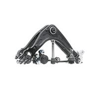 RIDEX 772S0746 Jeu Kit de réparation bras triangulaire Avant avec paliers en caoutchouc avec support sans rotule de suspension convient pour PEUGEOT 407 Berline (6D)