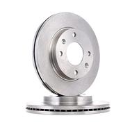 RIDEX 82B0066 2x Disque de frein Avant Ø257mm Hauteur: 46,7mm Épaisseur: 24mm Cercle de percage -Ø: 114,3mm ventilé