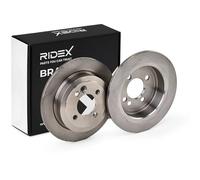 RIDEX 82B0077 2x Disque de frein Arrière sans vis/boulons Compatible avec MINI 3/5 portes R56