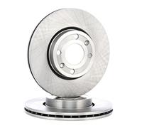 RIDEX 82B0079 2x Disque de frein Avant sans vis/boulons Compatible avec RENAULT Clio III 3/5 portes BR0/1, CR0/1