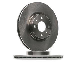 RIDEX 82B0216 2x Disque de frein Avant sans vis/boulons Compatible avec FIAT 500 3 portes 312