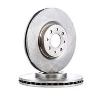 RIDEX 82B0318 2x Disque de frein Avant Ø280,8mm Hauteur: 43,7mm Épaisseur: 26,1mm Cercle de percage -Ø: 98mm ventilé