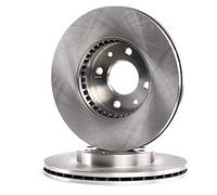 RIDEX 82B0462 2x Disque de frein Avant sans vis/boulons pour RENAULT Laguna I 5 portes (B56, 556)