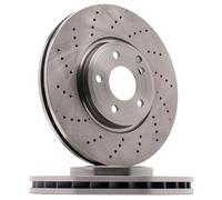 RIDEX 82B1115 2x Disque de frein Avant Ø322mm Hauteur: 51,7mm Épaisseur: 32mm Cercle de percage -Ø: 112mm ventilé
