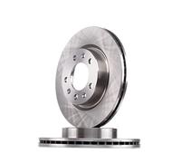 RIDEX 82B1337 2x Disque de frein Avant Ø266mm Hauteur: 48mm Épaisseur: 22mm Cercle de percage -Ø: 108mm ventilé