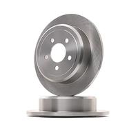 RIDEX 82B1452 2x Disque de frein Arrière Ø316mm Hauteur: 76,7mm Épaisseur: 12mm Cercle de percage -Ø: 114,3mm plein