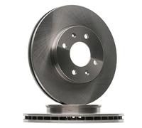 RIDEX 82B1670 2x Disque de frein Avant Ø256mm Hauteur: 43,8mm Épaisseur: 22mm Cercle de percage -Ø: 100mm ventilé