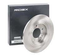 RIDEX 82B1906 2x Disque de frein Arrière Ø284mm Épaisseur: 10mm Nombre de Trous: 5/7 Cercle de percage -Ø: 114,3mm plein