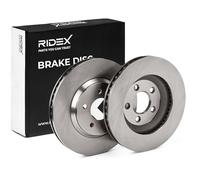 RIDEX 82B3402 2x Disque de frein Avant sans roulement de roue sans bague ABS Compatible avec FORD USA MUSTANG Coupé