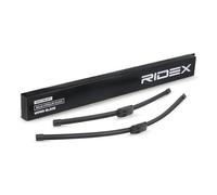 RIDEX Balai d'essuie-glace Jeu de Lame d'essuie-glace avec spoiler Avant | Version: Balai d'essuie-glace plat & Sans Cadre | Longueur 1: 650mm | Longueur 2: 500mm 298W0260
