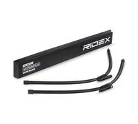 RIDEX Balai d'essuie-glace Jeu de Lame d'essuie-glace avec spoiler Avant | Version: Balai d'essuie-glace plat Sans Cadre | Longueur 1: 800mm | Longueur 2: 750mm 298W0027