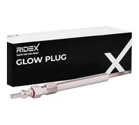 RIDEX Bougie de préchauffage 10 Compatible avec VW Golf VII 3/5 portes 5G1, BQ1, BE1, BE2 Golf VI 3/5 portes 5K1 Polo V 3/5 portes 6R1, 6C1 Tiguan I 5N Touran I 1T1, 1T2 Tiguan II AD1, AX1