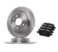 RIDEX Disques et plaquettes de freins 3405B1831 Essieu arrière avec tôle anti-bruit plein