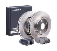 RIDEX Disques et plaquettes de freins Kit de frein 3405B0307 Essieu avant 17,6mm