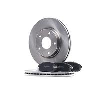 RIDEX Kit de Frein - Disques et Plaquettes de Freins Essieu avant Ø280,0mm ventilé de l'intérieur pour NISSAN JUKE (F15) PULSAR 3/5 portes (C13) Tiida Berline (SC12) Bluebird Sylphy Berline III (B17)