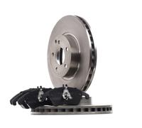 RIDEX Kit Disques Et Plaquettes De Frein Avant pour AUDI A3 Sportback (8PA)