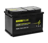 RIDEX PLUS 1S0007P Batterie Compatible avec VW Golf VII 3/5 portes 5G1, BQ1, BE1, BE2