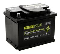 RIDEX PLUS 1S0037P Batterie Compatible avec VW Golf VII 3/5 portes 5G1, BQ1, BE1, BE2