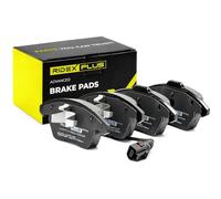 RIDEX PLUS 402B0009P Set d'essieu Plaquettes de frein électrique Avant avec tôle anti-bruit pour VW Golf VII 3/5 portes (5G1, BQ1, BE1, BE2)