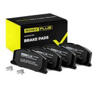 RIDEX PLUS 402B0185P Set d'essieu Plaquettes de frein Avant Compatible avec TOYOTA RAV 4 II CLA2, XA2, ZCA2, ACA2