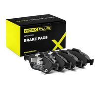 RIDEX PLUS 402B0274P Set d'essieu Plaquettes de frein mécanique Avant avec tôle anti-bruit Compatible avec TOYOTA Yaris 3/5 portes P9