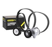 RIDEX PLUS 542R0174P Jeu de courroies trapézoïdales à nervures avec monture Compatible avec BMW 3 Berline E90