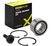 RIDEX PLUS 654W0015P Kit de roulement de roue des deux côtés de l'Avant des deux côtés du pont Arrière sans bague ABS avec vis Compatible avec VW Passat B5 GP Break 3BG, 3B6