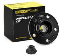 RIDEX PLUS 654W0040P Kit de roulement de roue des deux côtés de l'Avant avec capteur ABS intégré avec bague ABS Compatible avec VW Polo V 3/5 portes 6R1, 6C1