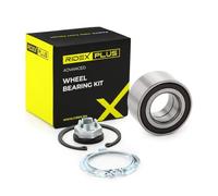 RIDEX PLUS 654W0132P Kit de roulement de roue des deux côtés de l'Avant avec bague magnétique intégré avec capteur ABS intégré Compatible avec RENAULT Clio 3 3/5 portes BR0/1, CR0/1