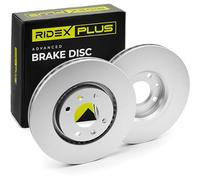 RIDEX PLUS 82B0022P 2x Disque de frein Avant sans vis/boulons pour OPEL Corsa F 3/5 portes