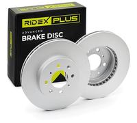 RIDEX PLUS 82B0085P 2x Disque de frein Avant sans moyeu de roue sans roulement de roue sans boulon de fix° de roue Compatible avec HONDA CIVIC VII Hatchback EU, EP, EV