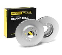 RIDEX PLUS 82B1670P 2x Disque de frein Avant avec vis/boulons pour HYUNDAI i20 3/5 portes (GB, IB)