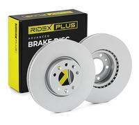 RIDEX PLUS 82B1735P 2x Disque de frein Avant avec vis/boulons Compatible avec CITROËN Jumpy III Van V