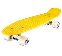 Ridge Big Brother Retro 27 Mini cruiser skateboard complet Jaune/Blanc - 69 cm