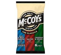 Ridge Cut chips McCoy - Classique Variété (6x30g) - Paquet de 2