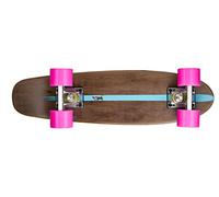 Ridge Mini Cruiser Skate Dark Dye Bois Planche à roulettes complet Numéro deux/ Rose
