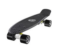 Ridge Original Retro Cruiser Skateboard Complet Unisex-Youth, Noir/Noir, 55 cm x 15 cm
