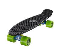 Ridge Skateboards 22" Mini Cruiser Board, Mix It Up, Complet, fabriqué au Royaume-Uni, 55cm - Couleurs mélangées audacieuses