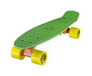 Ridge Skateboards 22" Mini Cruiser Board, Mix It Up, Complet, fabriqué au Royaume-Uni, 55cm - Couleurs mélangées audacieuses
