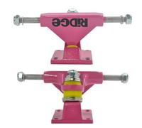 Ridge Skateboards Mini Cruiser Trucks de Skateboard, Rose, 3", Aluminium, Lot de Deux