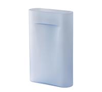Ridge Vase Muuto Verre dépoli bleu clair H 48,5 cm - 5713292833366
