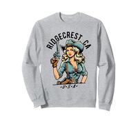 Ridgecrest California USA Cowgirl Style western Sweatshirt