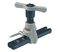 RIDGID 83037 Appareil à collet à cliquet et evasements SAE à 45° 458R pour tubes de 3 à 20 mm, évaseur à cliquet de précision